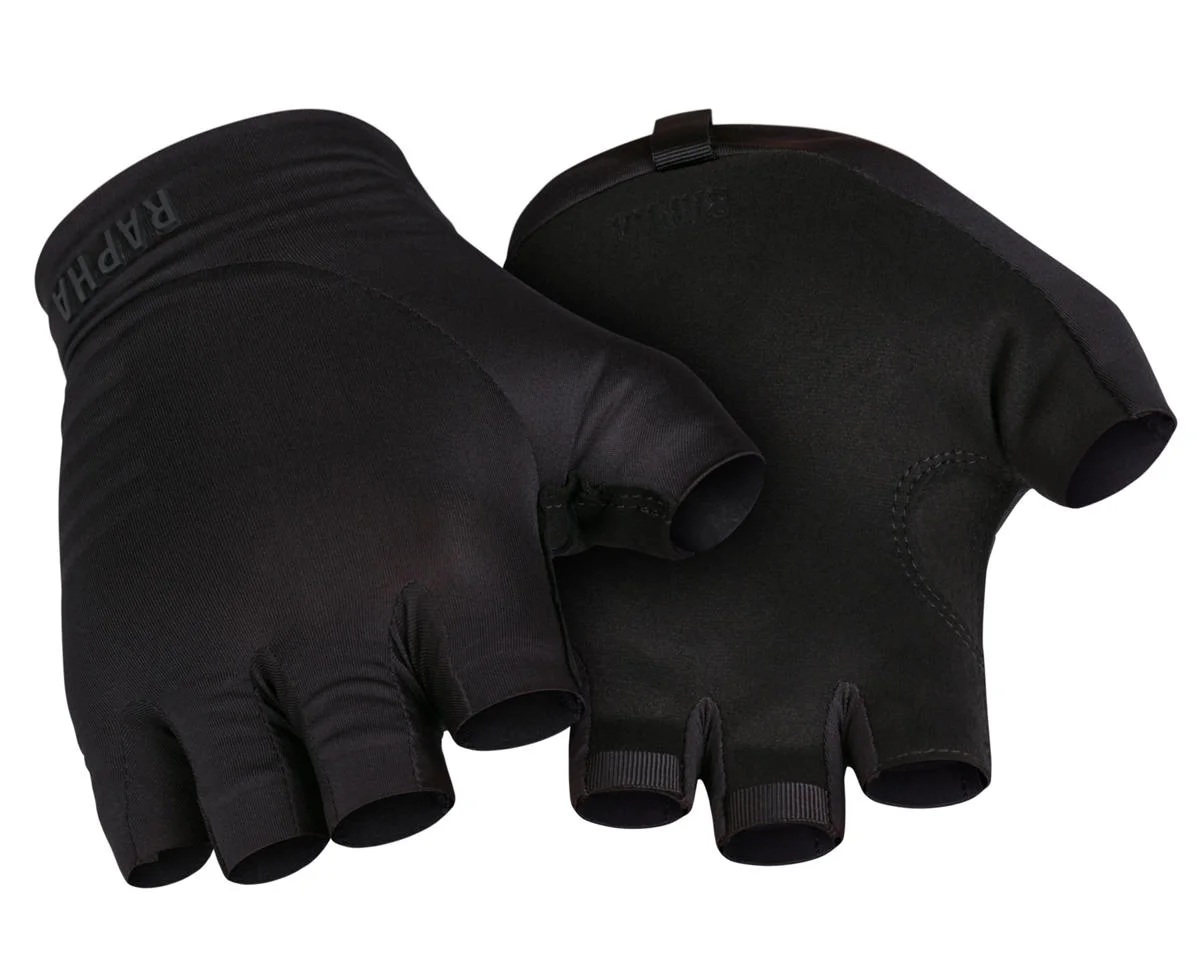 Rapha Pro Team Mitts (Black/White) (L) - view 2